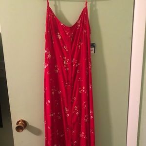 Woman’s floral dress